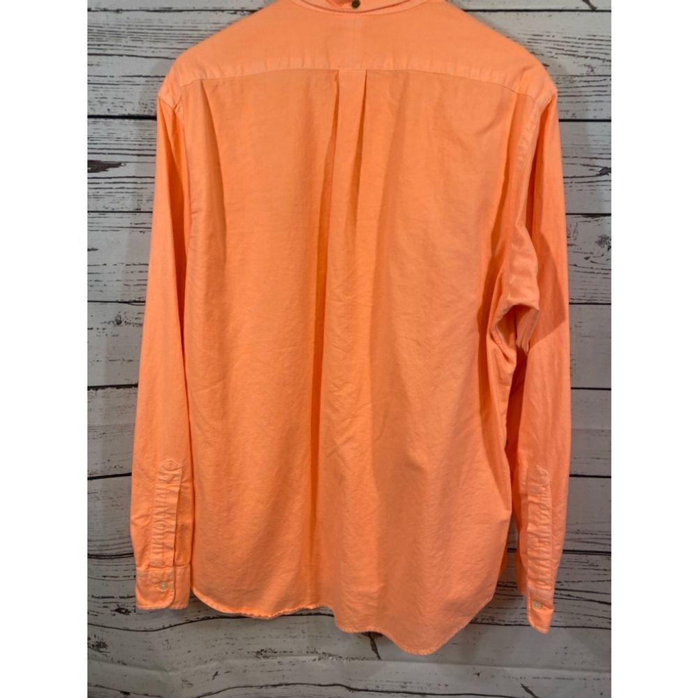 Men's Ralph Lauren Orange Long Sleeve Shirt XL - Picture 8 of 8